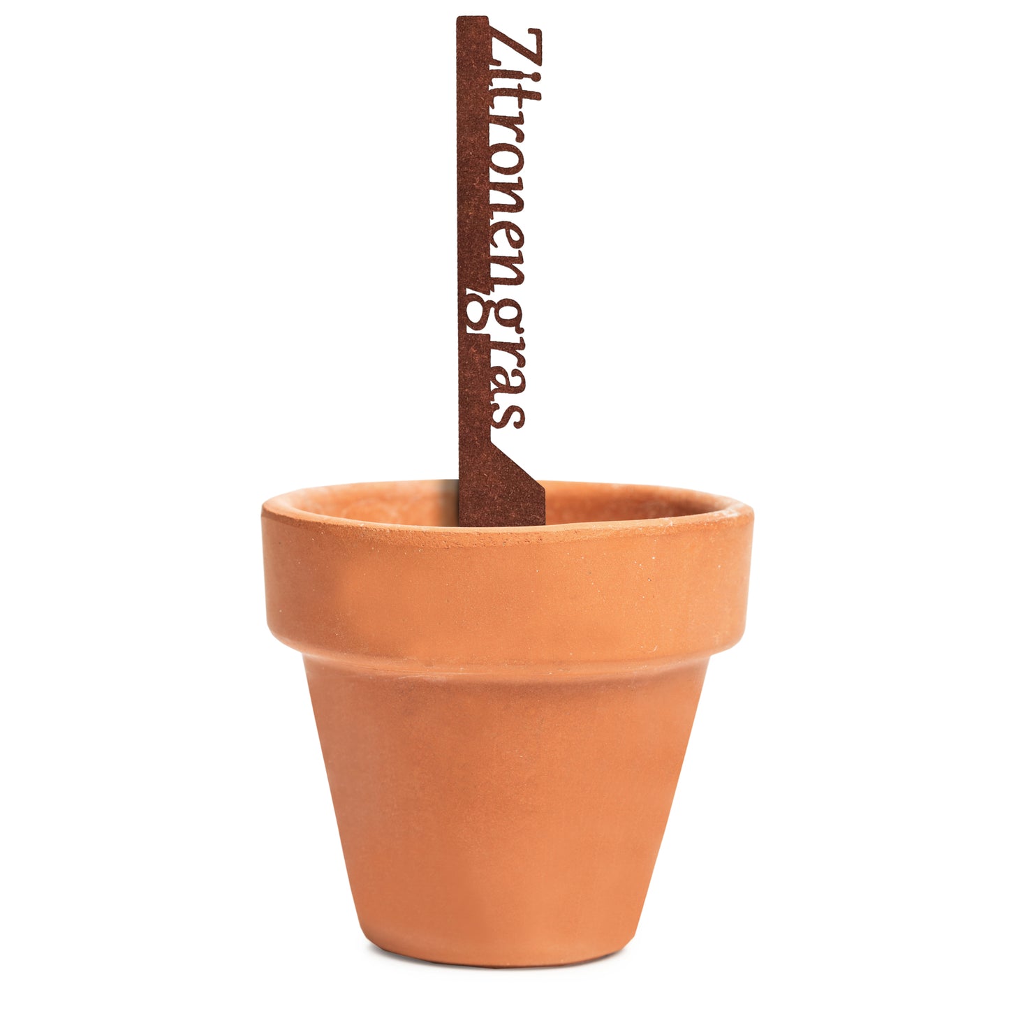 Pflanzenstecker „Zitronengras“ | Wetterfester Kräuerstecker für Garten und Beet