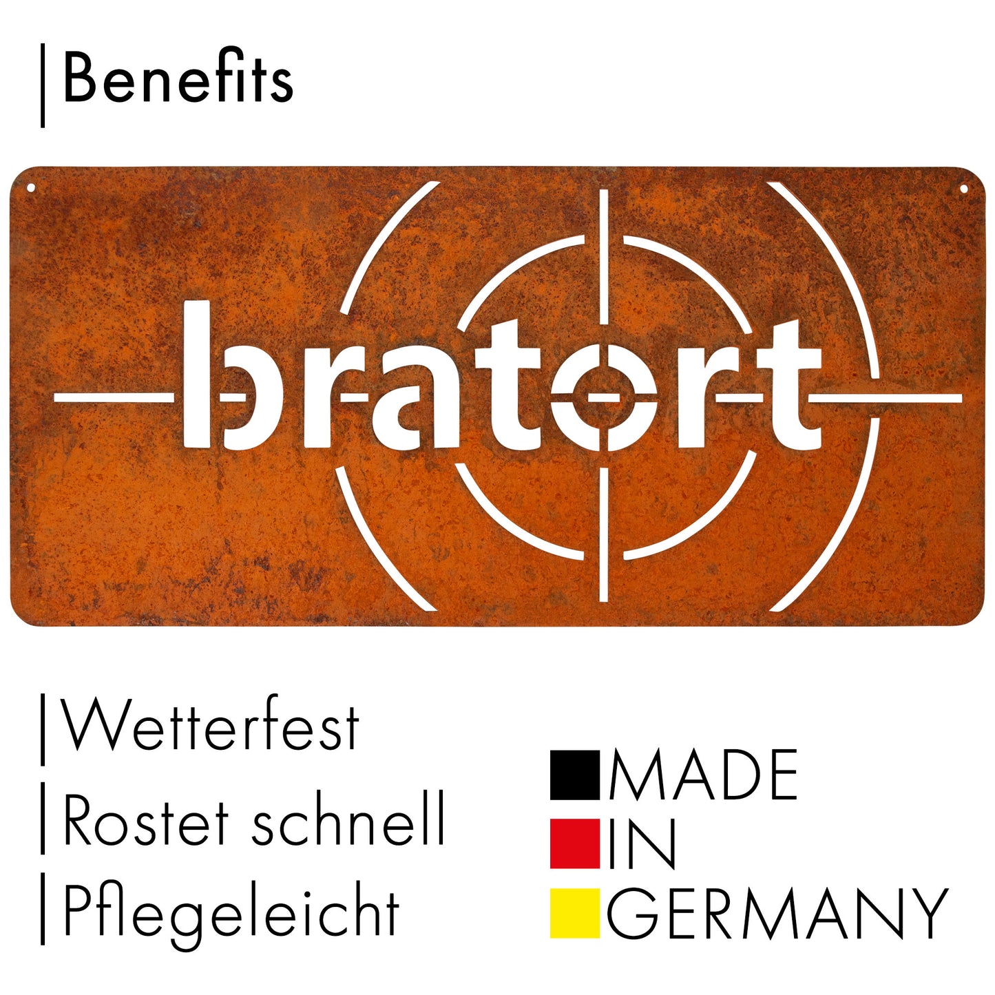 Garden stakes | Set of 3 heart stakes