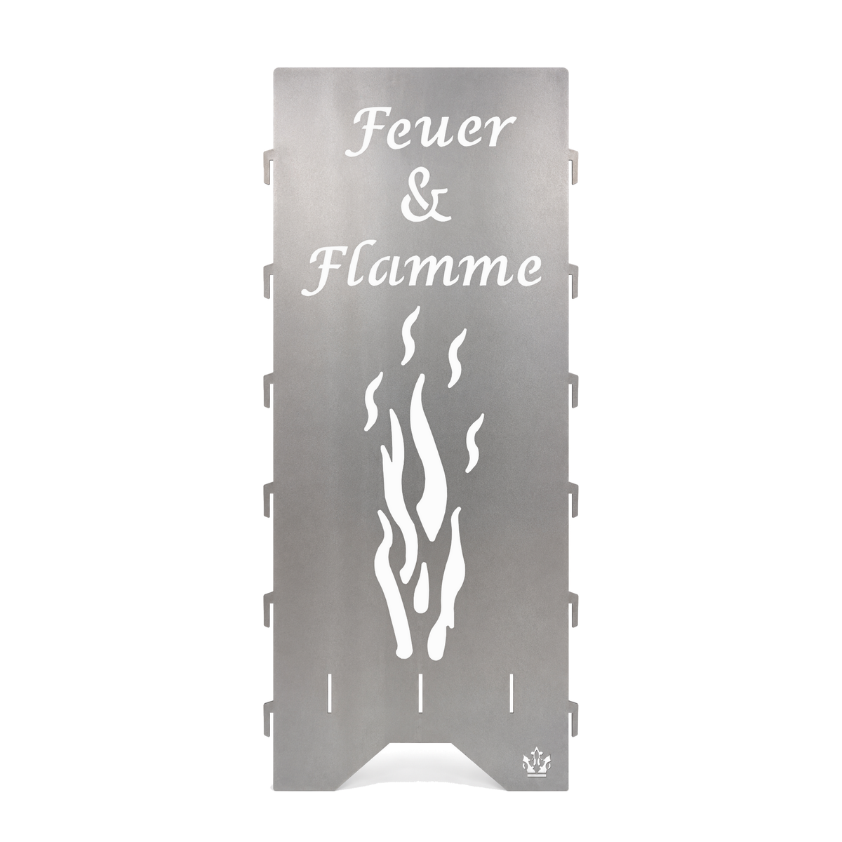 Feuertonne Hochzeit | Feuer & Flamme mit Ringen | 75 cm | 100 cm | Personalisiert