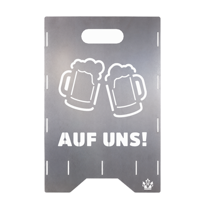 Fire barrel, fire basket, fire column, fireplace | Beer motif