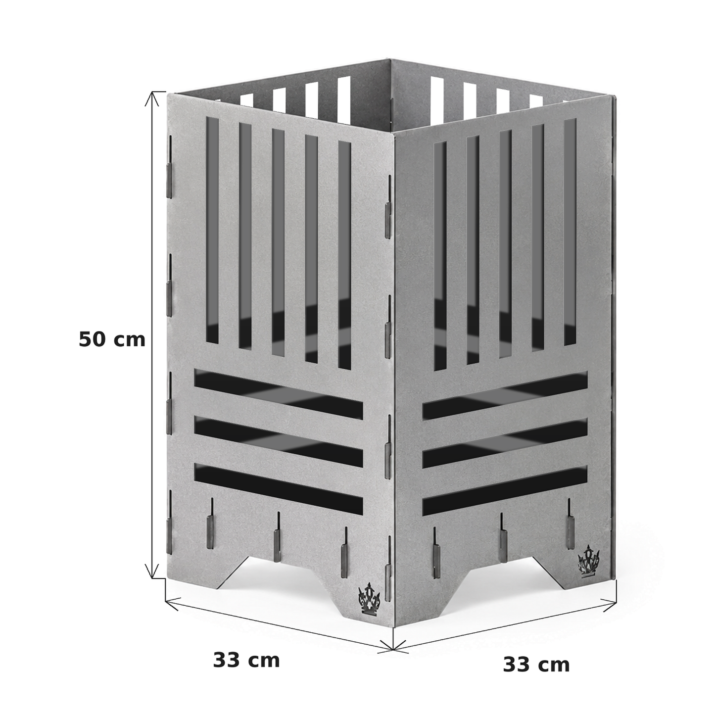 Fire barrel, fire basket, fire column, fireplace | Modern motif