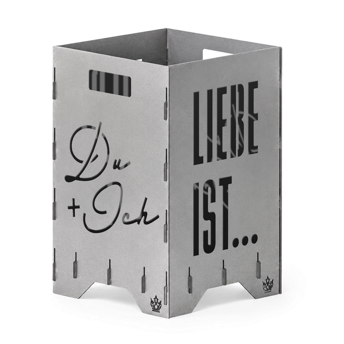 Fire barrel, fire basket, fire column, fireplace | Love motif