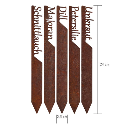 Plant marker "Thyme" | Weatherproof herb marker for garden and flowerbed
