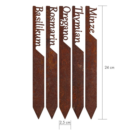 Plant marker "Lovage" | Weatherproof herb marker for garden and flowerbed
