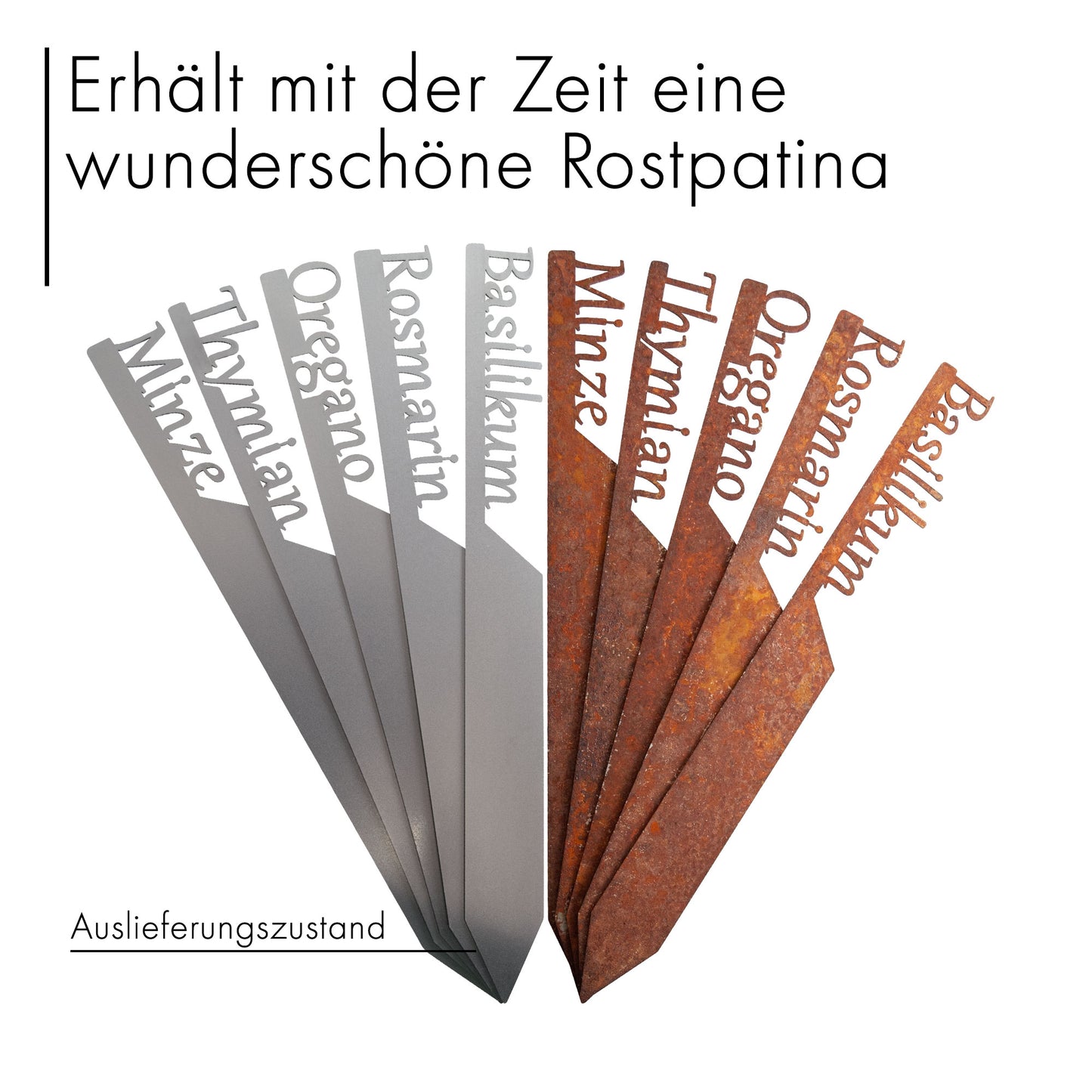 Plant marker "Lovage" | Weatherproof herb marker for garden and flowerbed