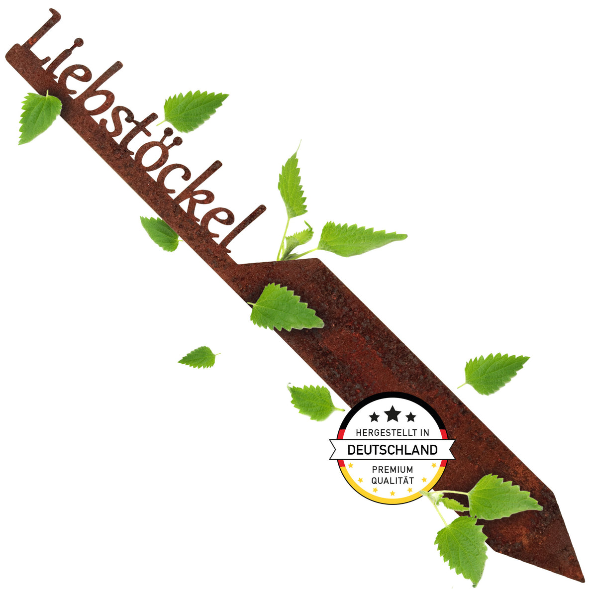 Kräuterstecker LiebstÜckel: Dekorativer Gartenstecker
