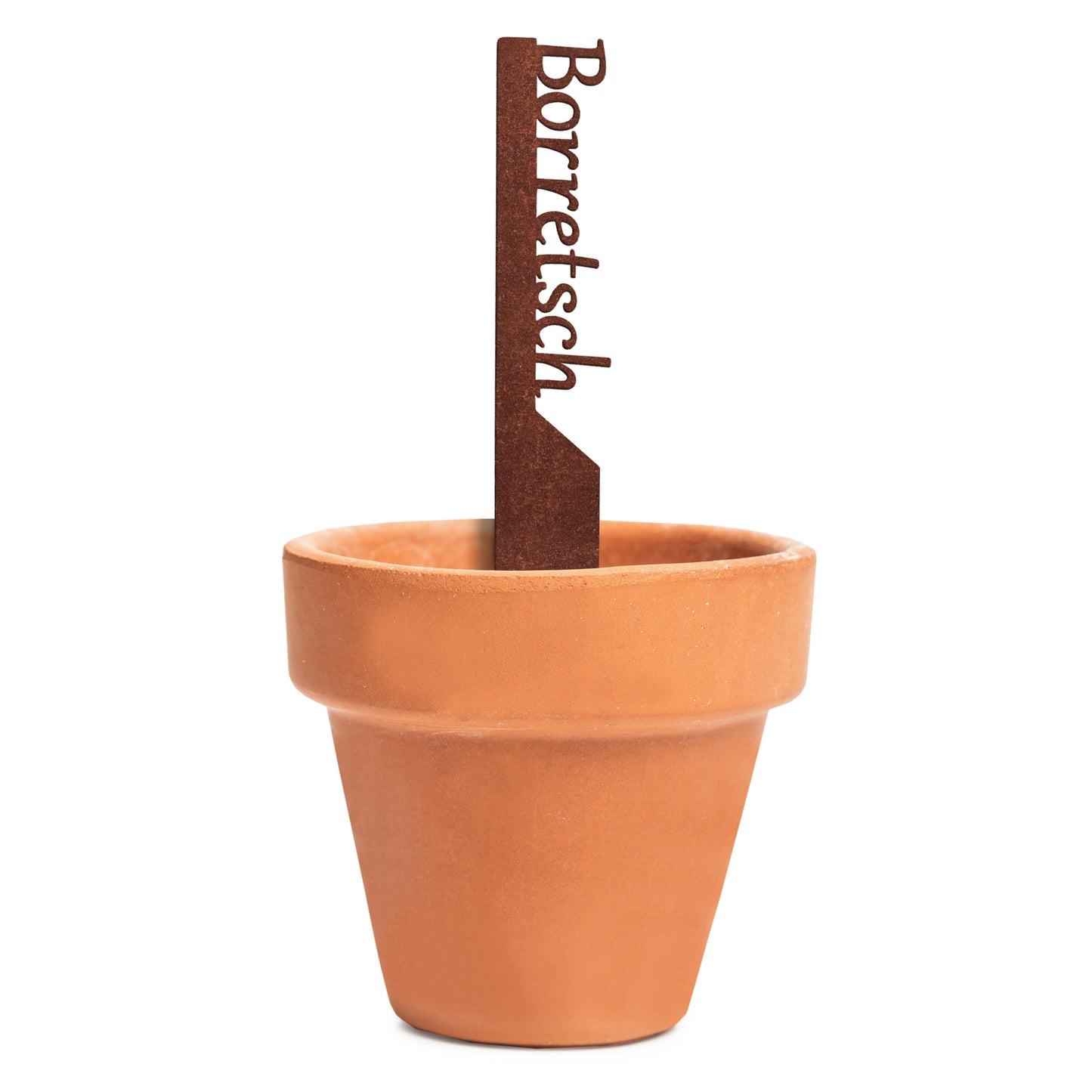 Pflanzenstecker „Borretsch“ | Wetterfester Kräuterstecker für Garten und Beet