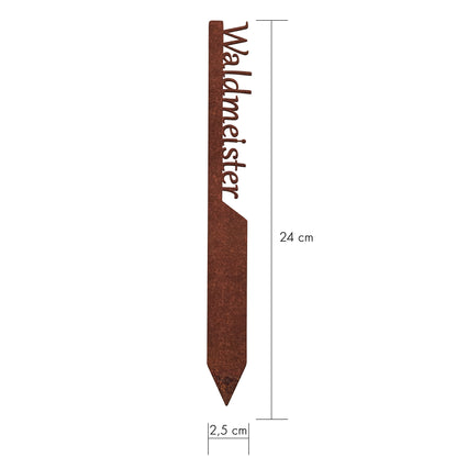 Pflanzenstecker „Waldmeister“ | Wetterfester Gemüsestecker für Garten und Beet
