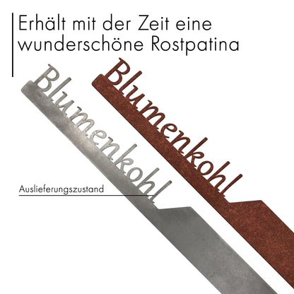 Plant marker "Thyme" | Weatherproof herb marker for garden and flowerbed