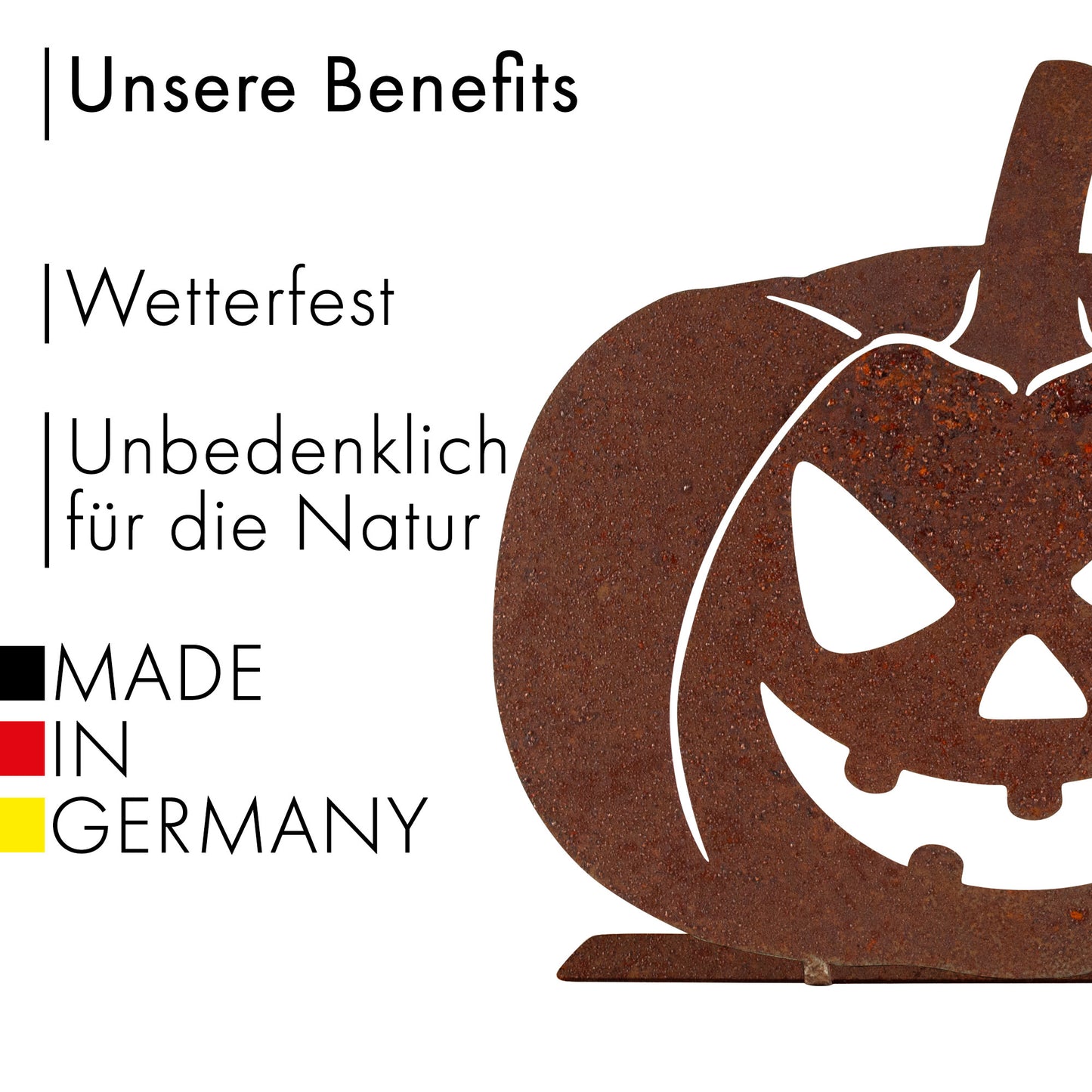 Halloween Dekor | Kürbis mit bösem Blick