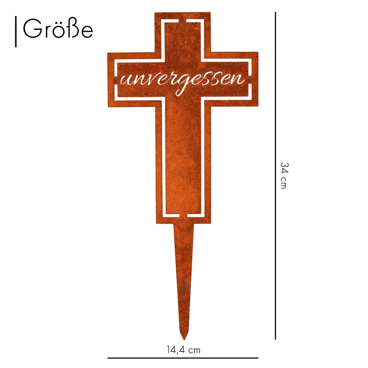 Grabschmuck "unvergessen"