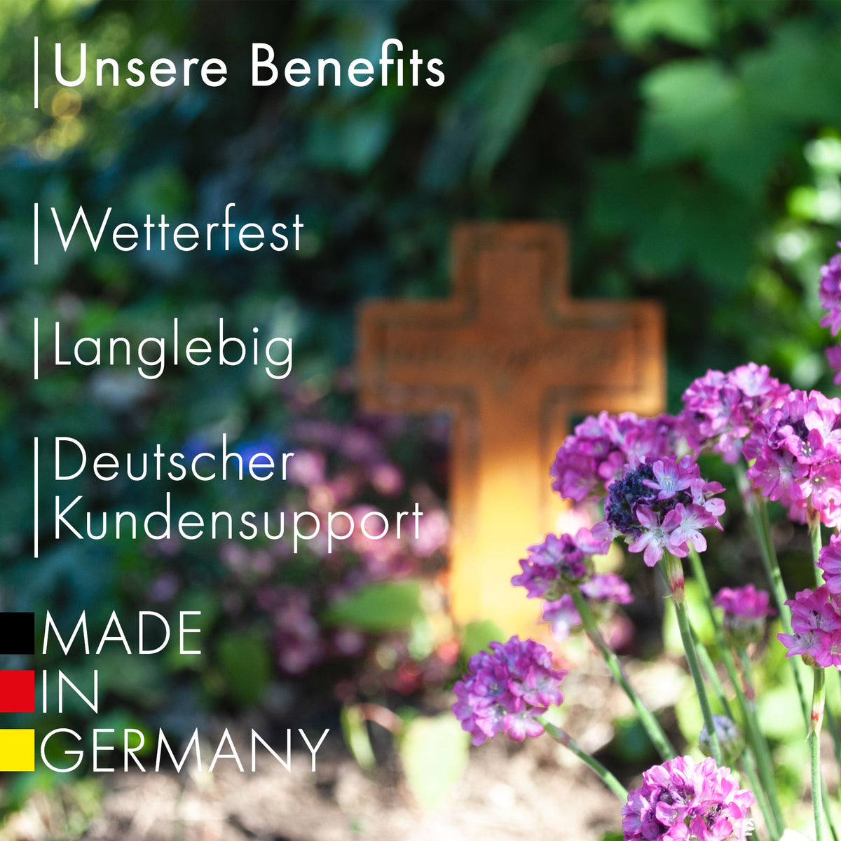 Grabschmuck "unvergessen"