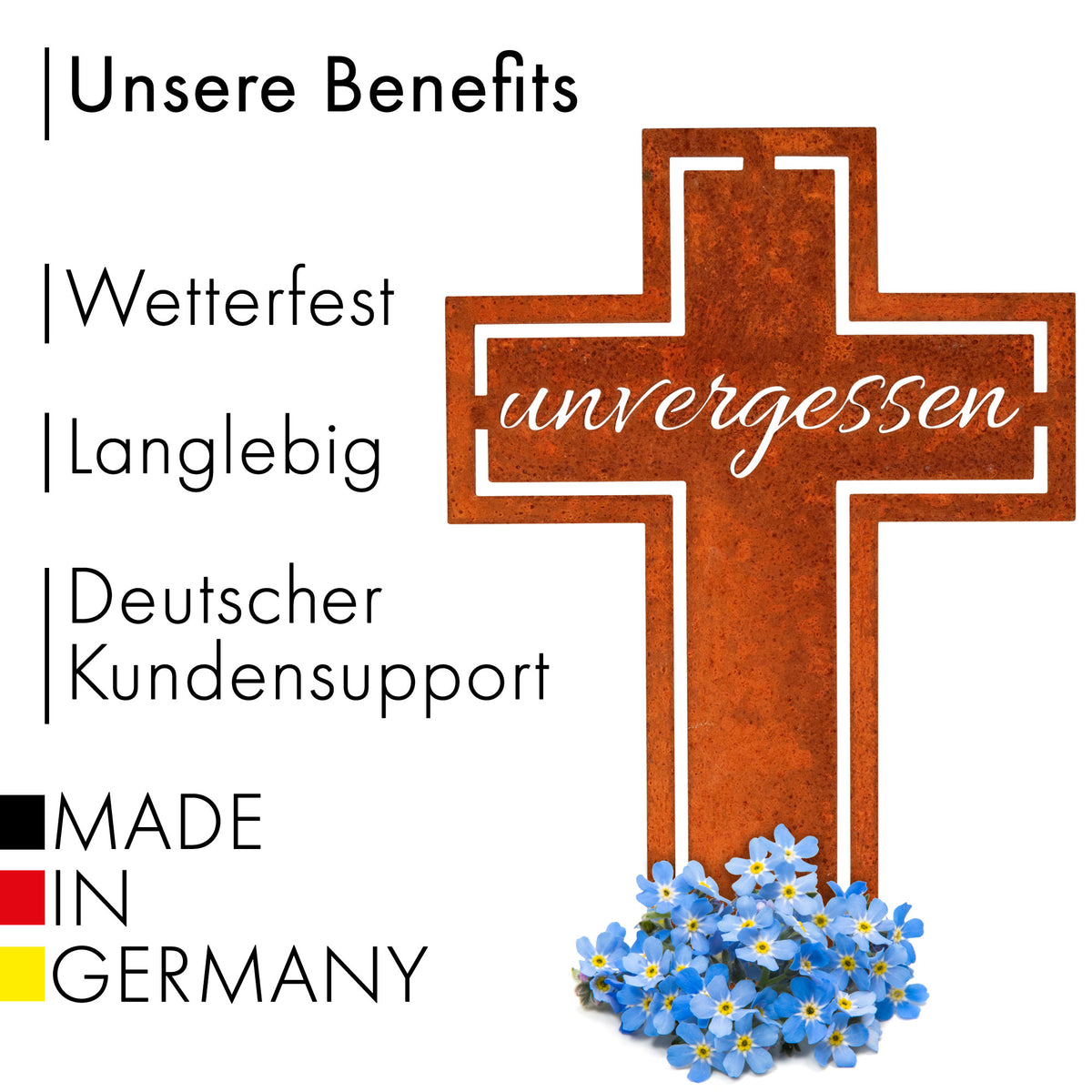 Grabschmuck "unvergessen"