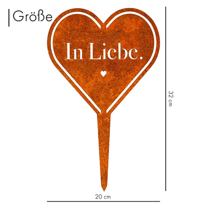 Grabschmuck "In Liebe"