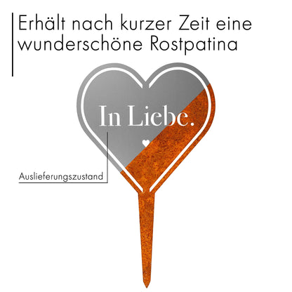 Grabschmuck "In Liebe"