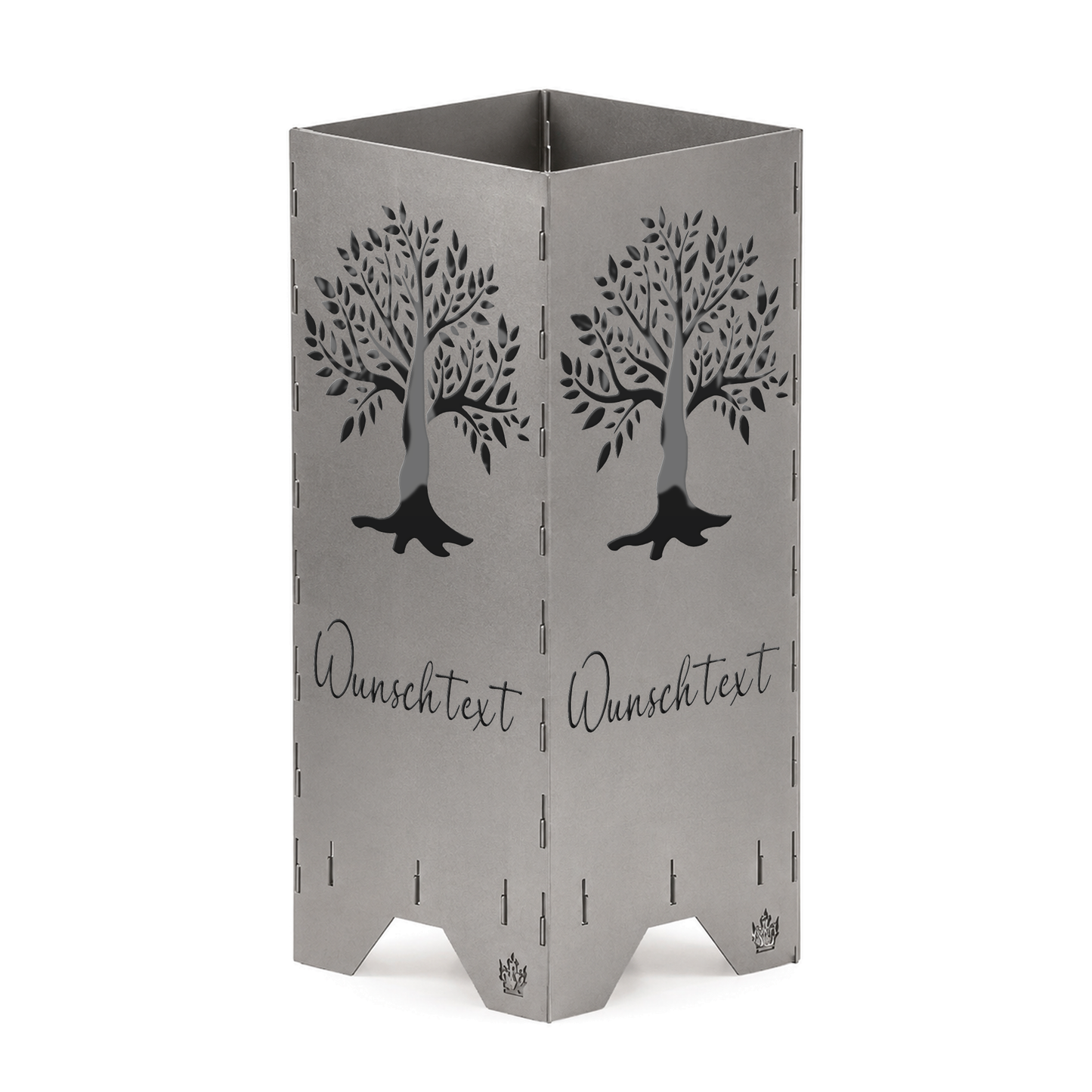 Fire barrel, fire basket, fire column, fireplace | Love motif