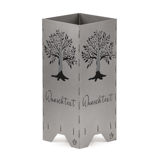 Fire barrel, fire basket, fire column, fireplace | Love motif