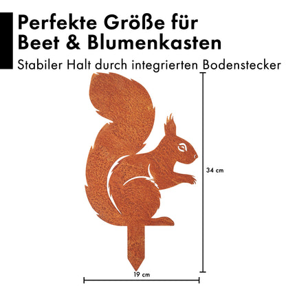 Gartenstecker Eichhörnchen
