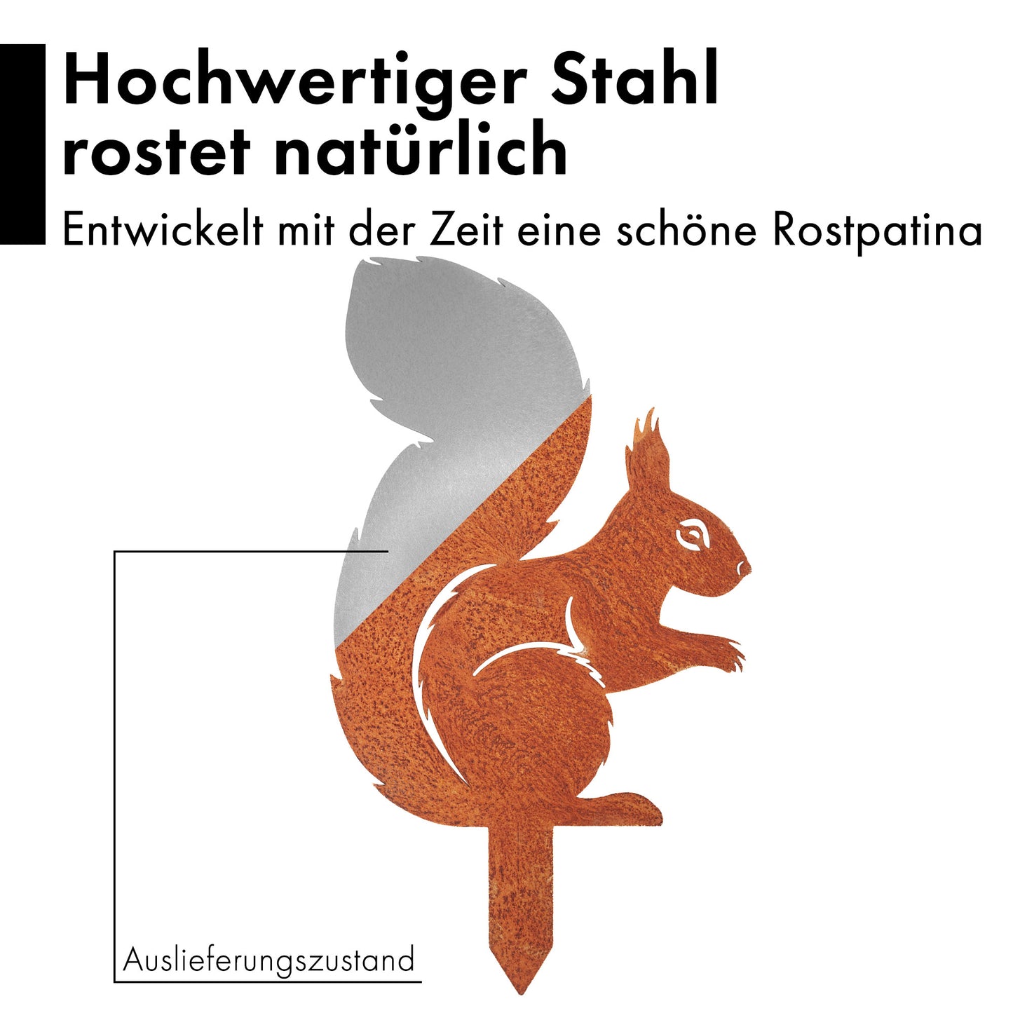 Gartenstecker Eichhörnchen