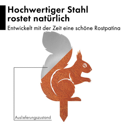 Gartenstecker Eichhörnchen