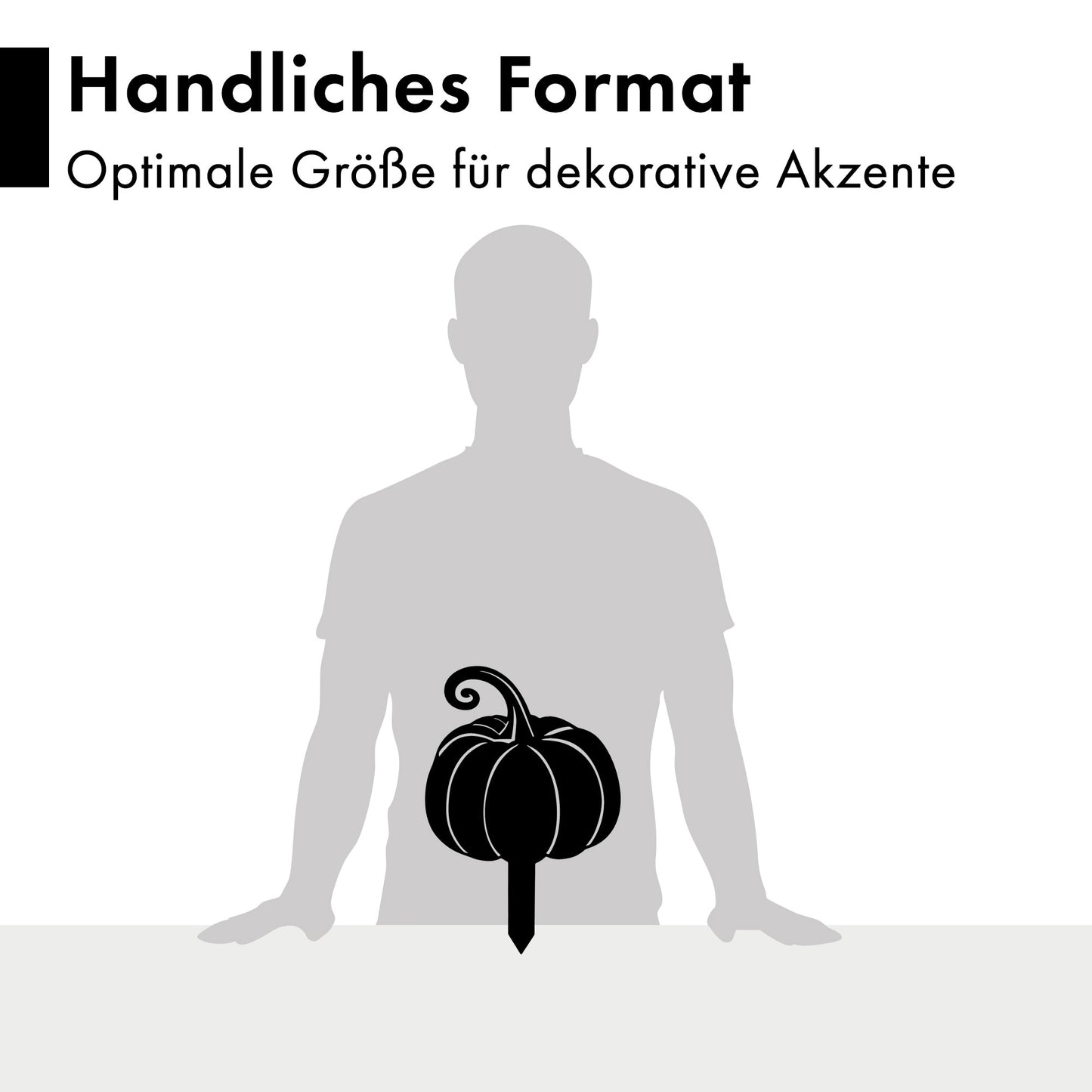 Gartenstecker Kürbis