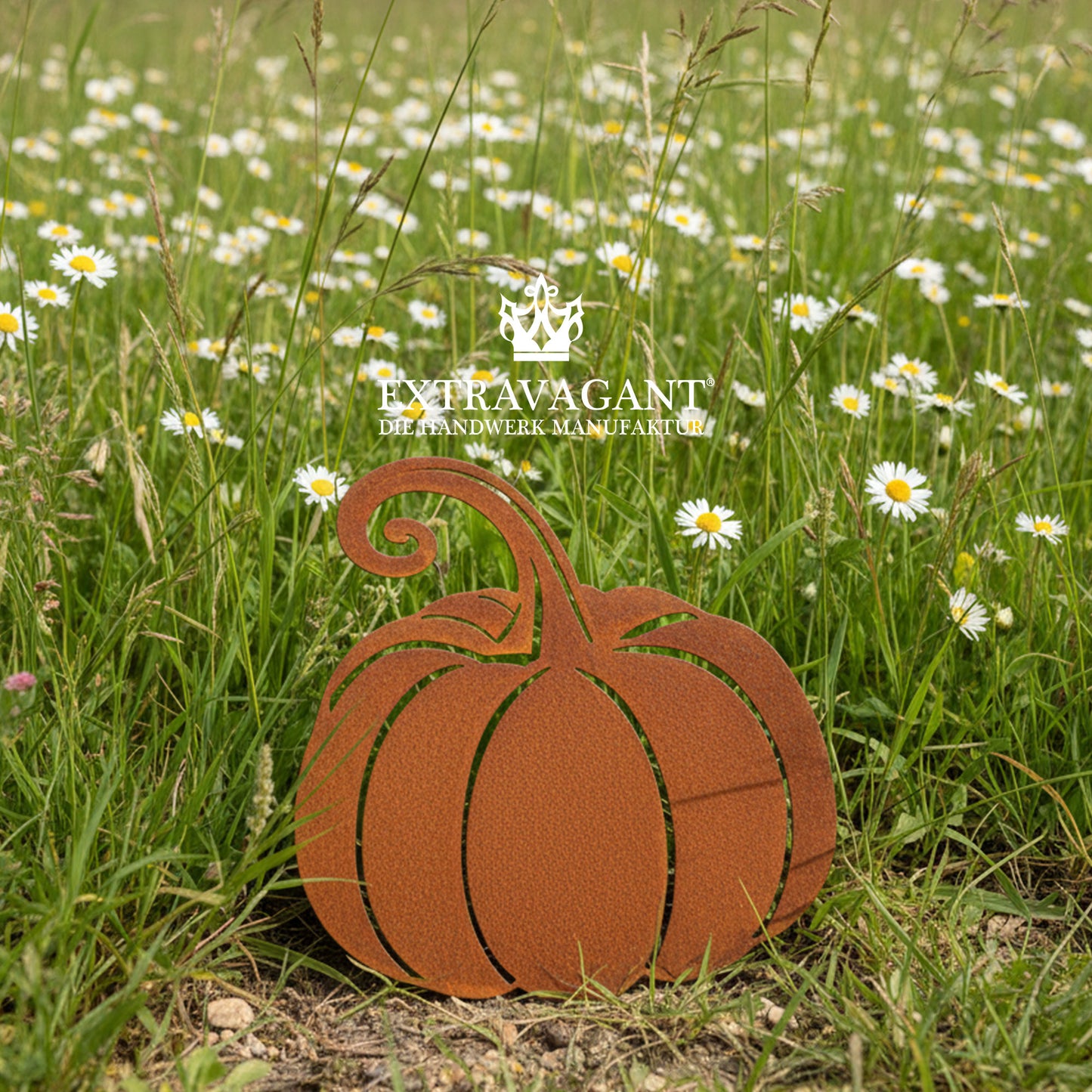 Gartenstecker Kürbis