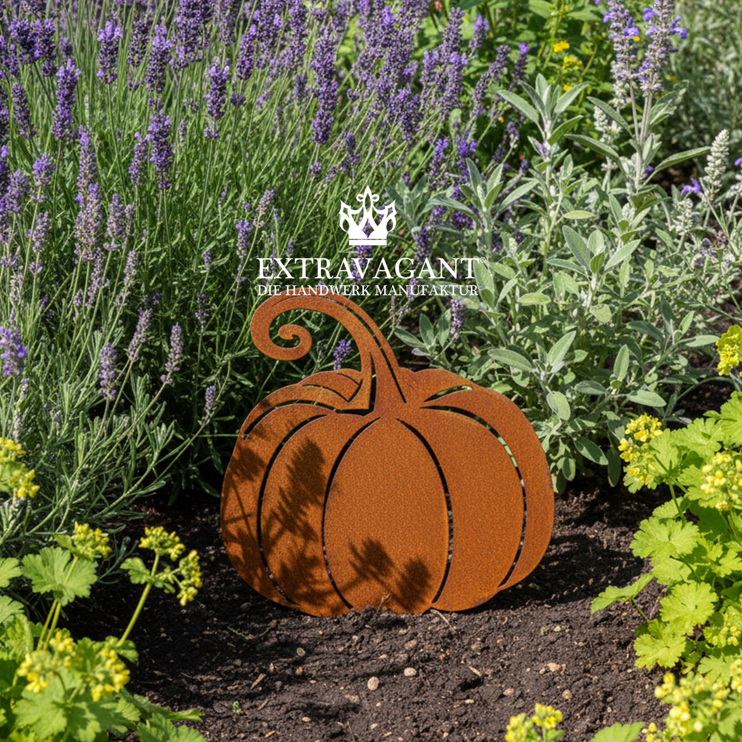 Gartenstecker Kürbis