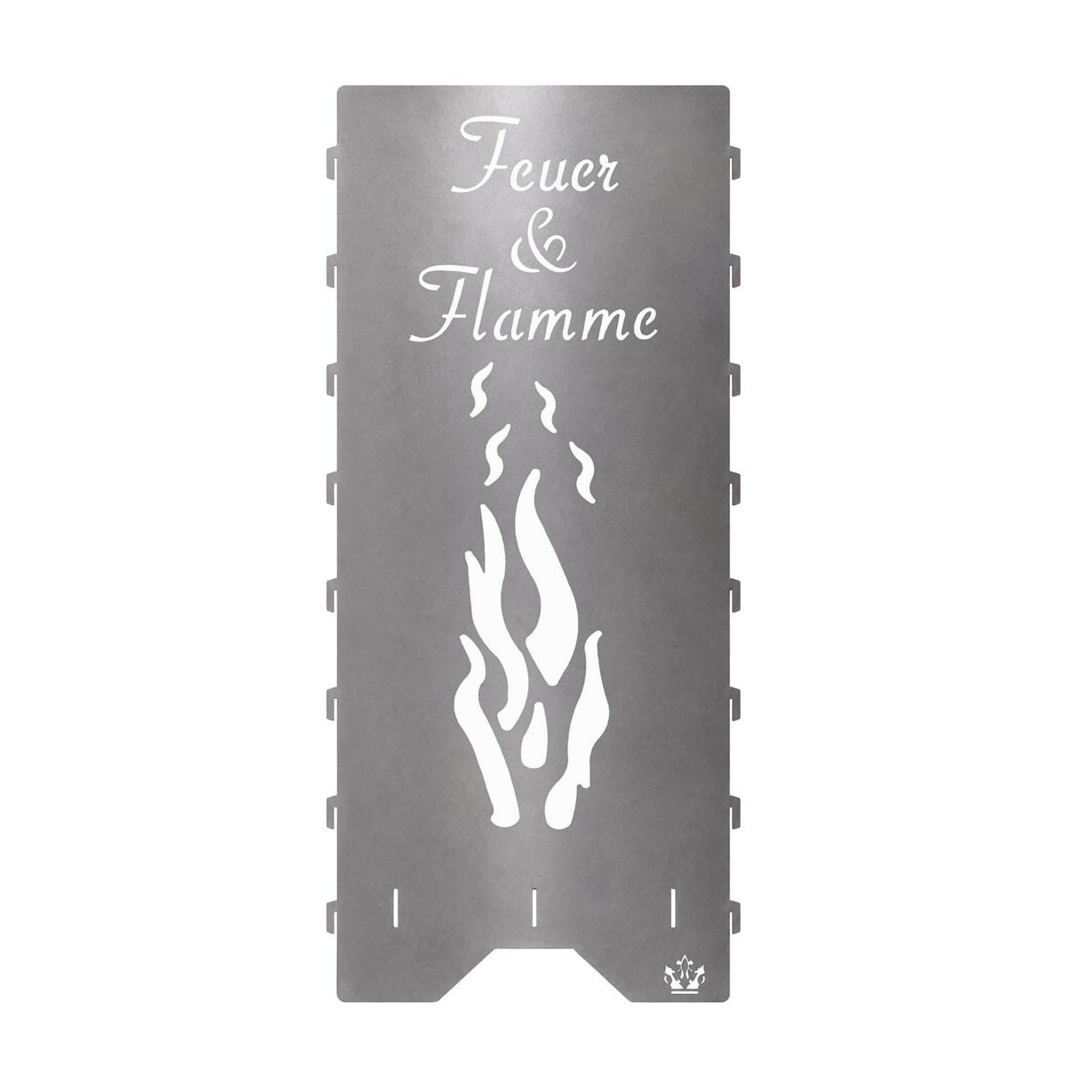 Feuertonne zur Hochzeit mit Feuer & Flamme und Tauben personalisiert