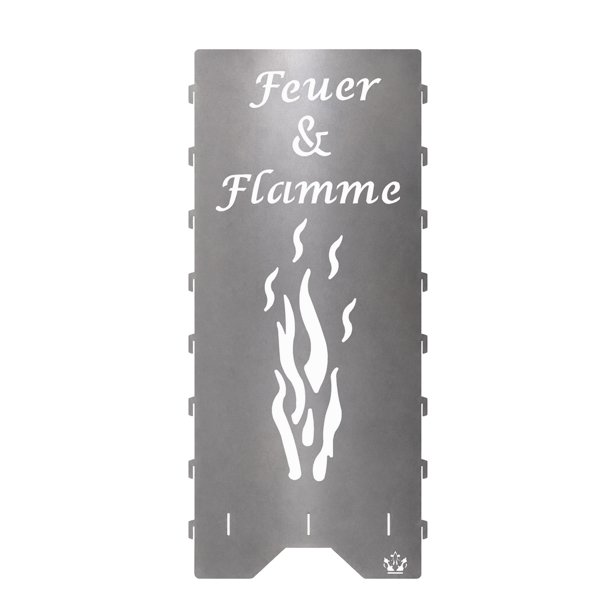Feuertonne Hochzeit | Feuer & Flamme mit Ringen | 75 cm | 100 cm | Personalisiert