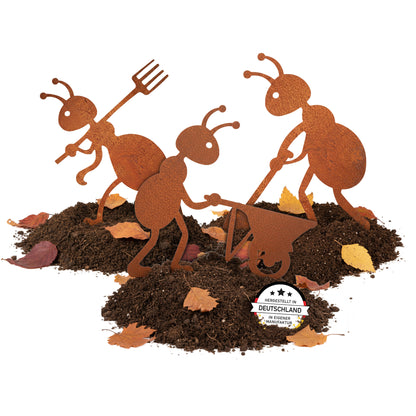 Gartenstecker-Set Ameisen