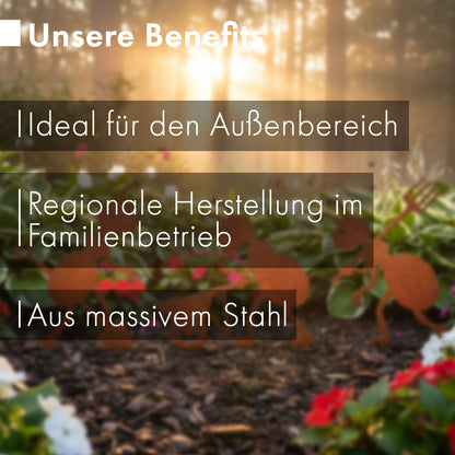 Gartenstecker-Set Ameisen