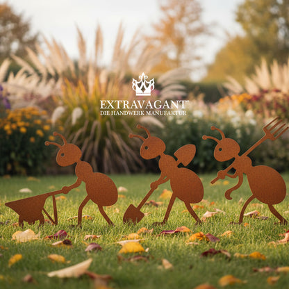 Gartenstecker-Set Ameisen