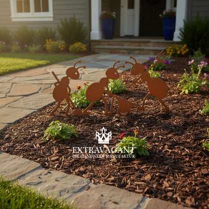 Gartenstecker-Set Ameisen