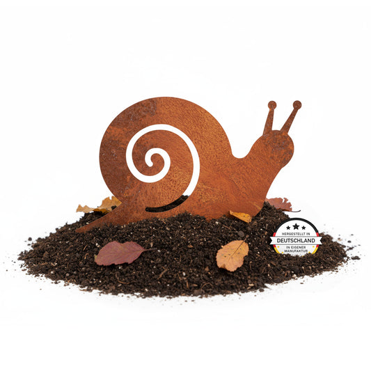 Gartenstecker Schnecke