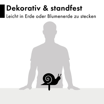 Gartenstecker Schnecke