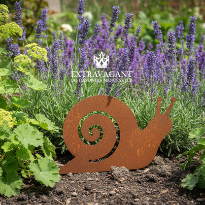 Gartenstecker Schnecke