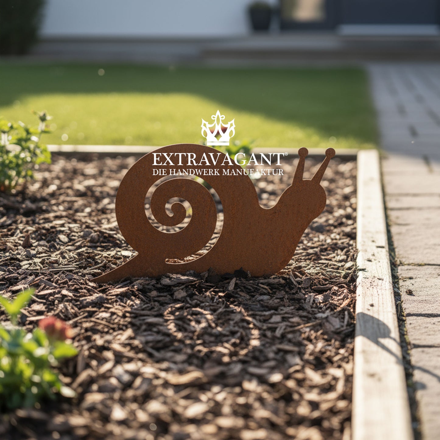 Gartenstecker Schnecke