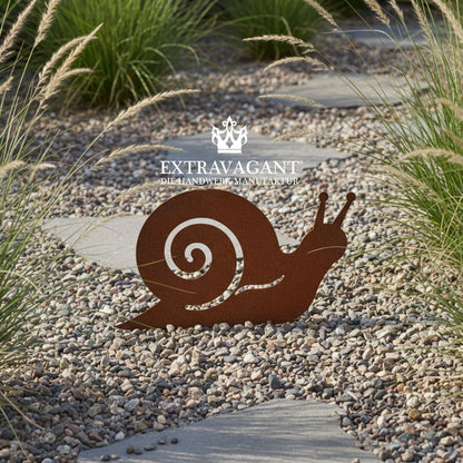 Gartenstecker Schnecke