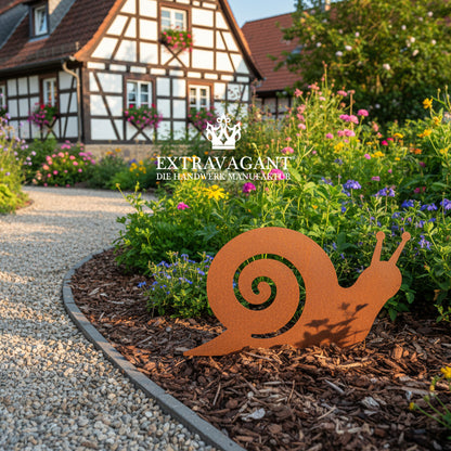 Gartenstecker Schnecke
