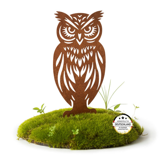 Gartenstecker Eule