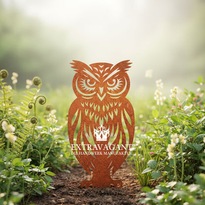 Gartenstecker Eule