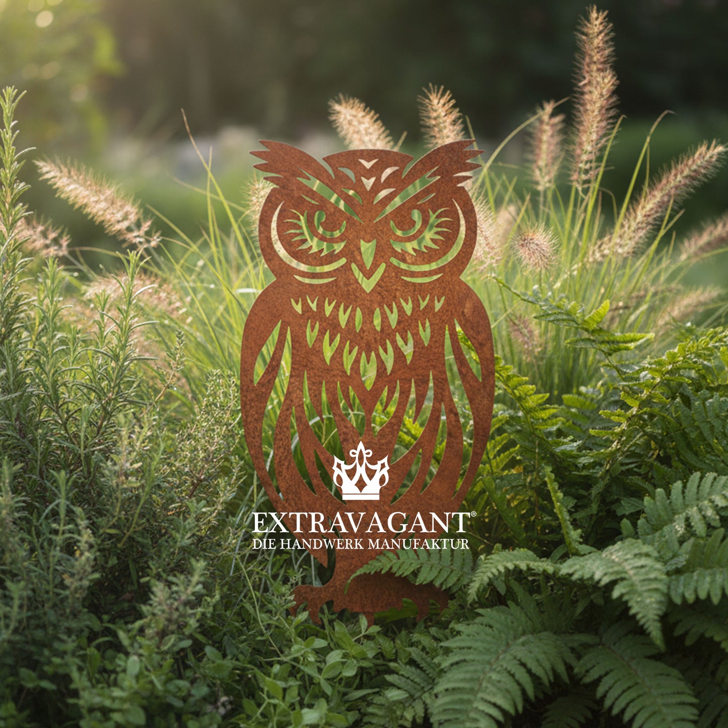 Gartenstecker Eule