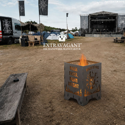 Feuertonne "Rock ’n’ Roll" in 3 Größen bis 1 m Höhe