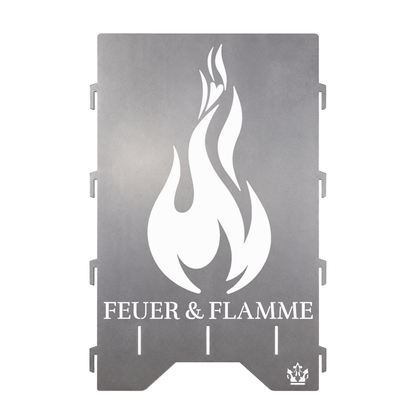 Feuertonne "Feuer & Flamme" in 3 Größen bis 1 m Höhe