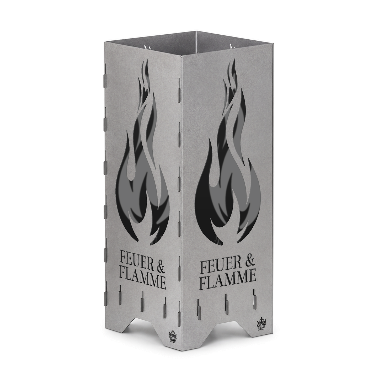 Feuertonne "Feuer & Flamme" in 3 Größen bis 1 m Höhe