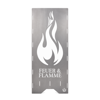 Feuertonne "Feuer & Flamme" in 3 Größen bis 1 m Höhe