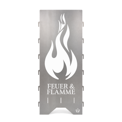 Feuertonne "Feuer & Flamme" in 3 Größen bis 1 m Höhe
