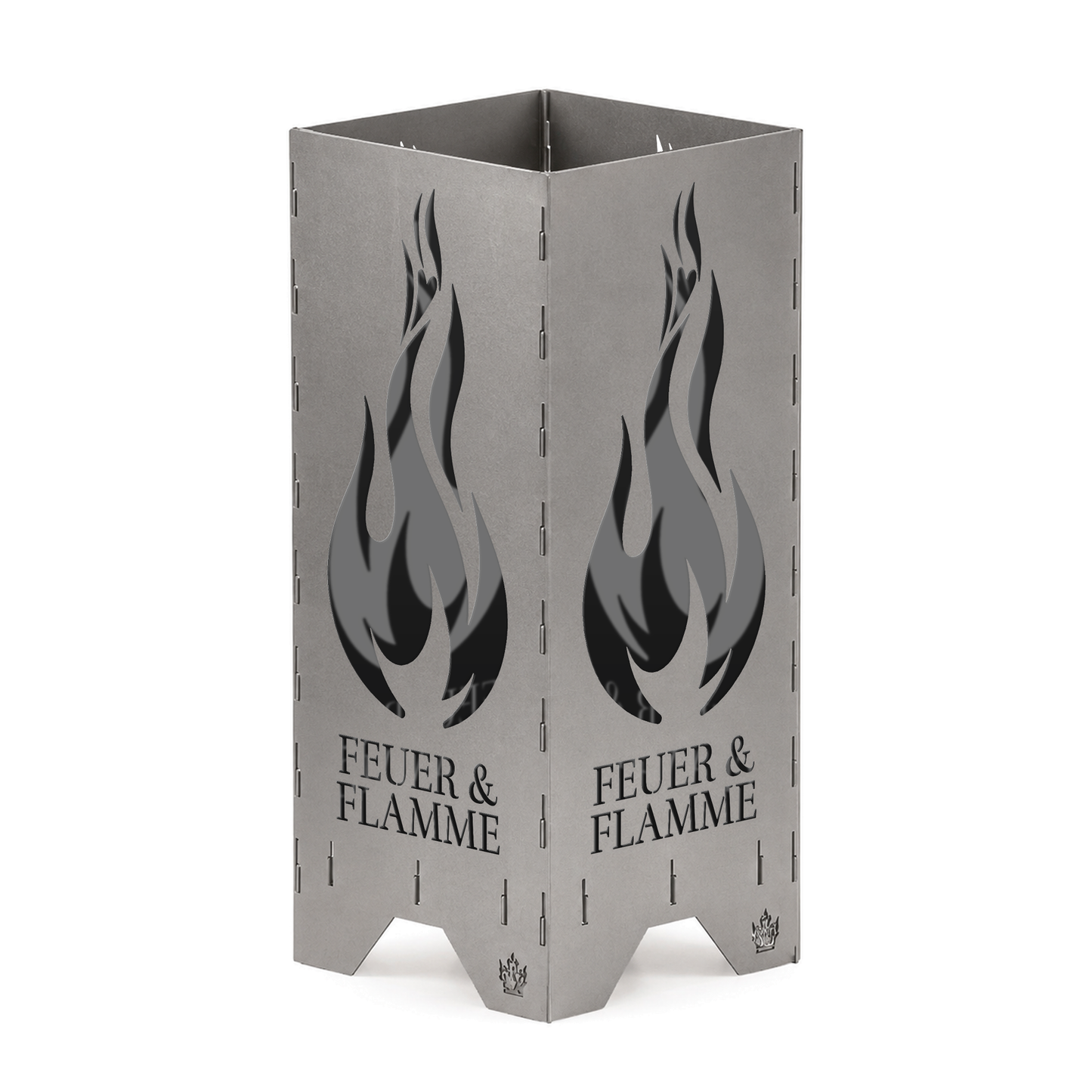 Feuertonne "Feuer & Flamme" in 3 Größen bis 1 m Höhe