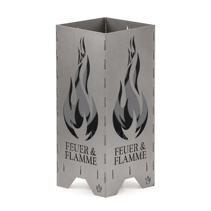 Feuertonne "Feuer & Flamme" in 3 Größen bis 1 m Höhe